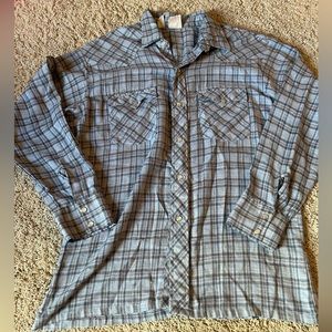 Vintage Chisholm Trail pearl snap button up